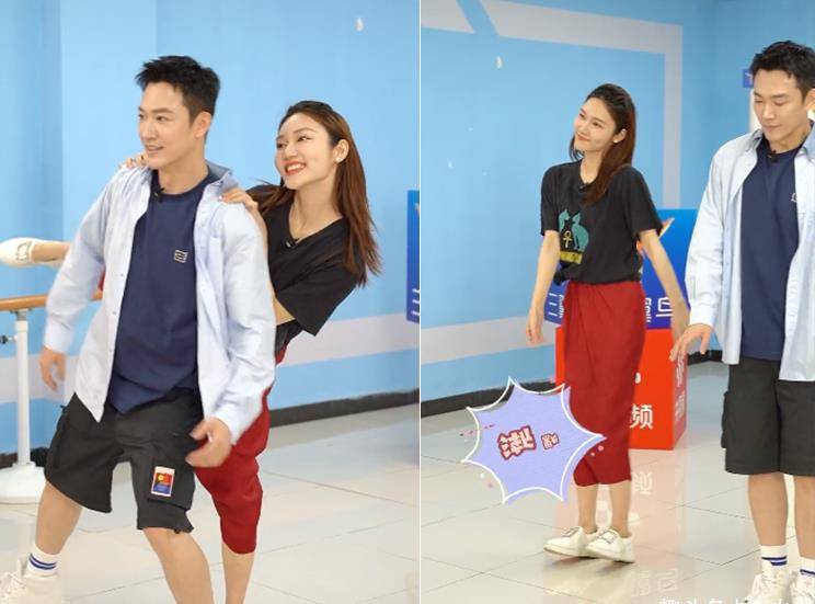 原创电视龙洋练舞花絮曝光和男伴搭肩配合默契声音太响被邻居投诉