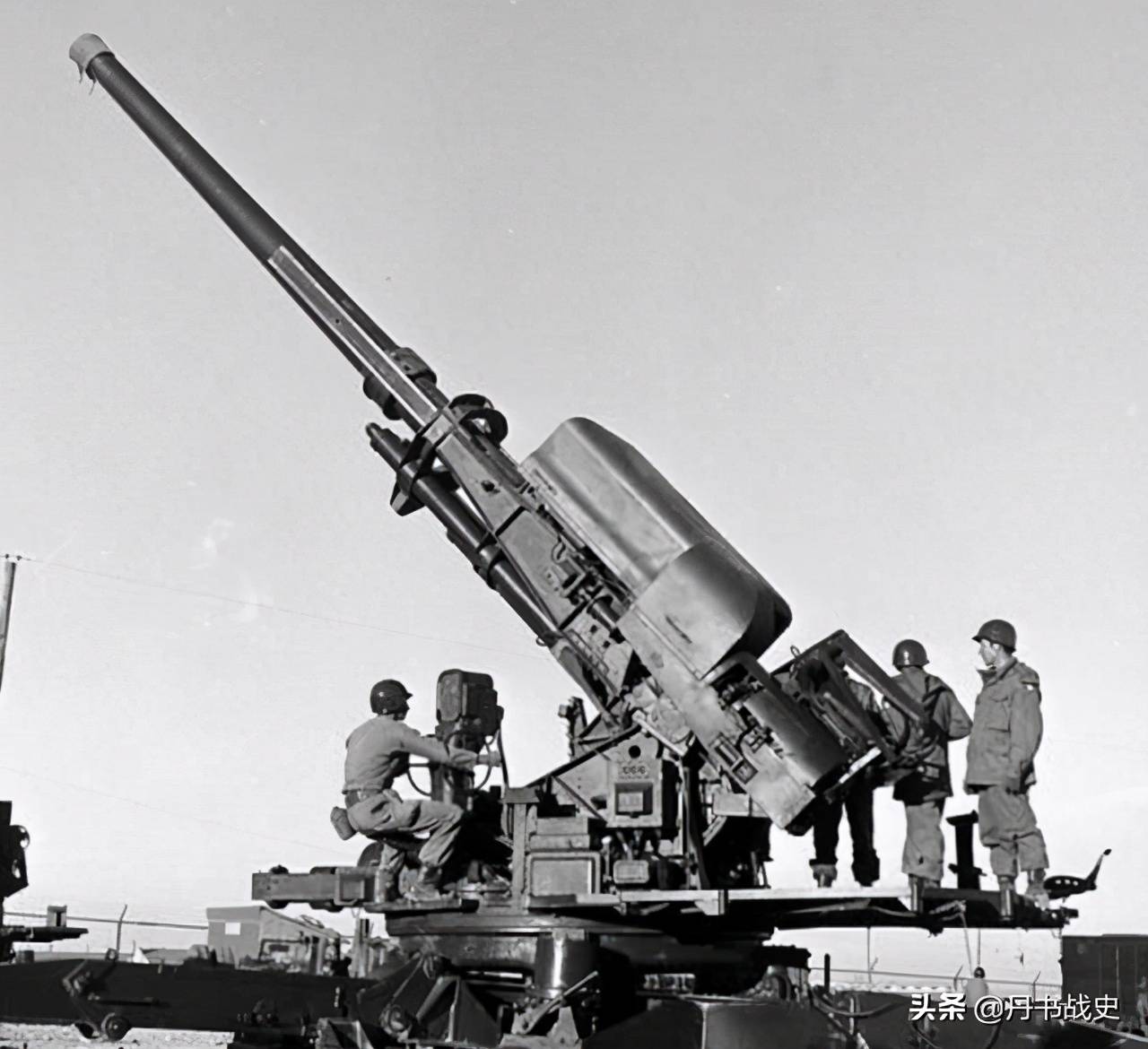 二战美国"平流层大炮",120毫米口径的m1重型高射炮_火炮_操作_部署