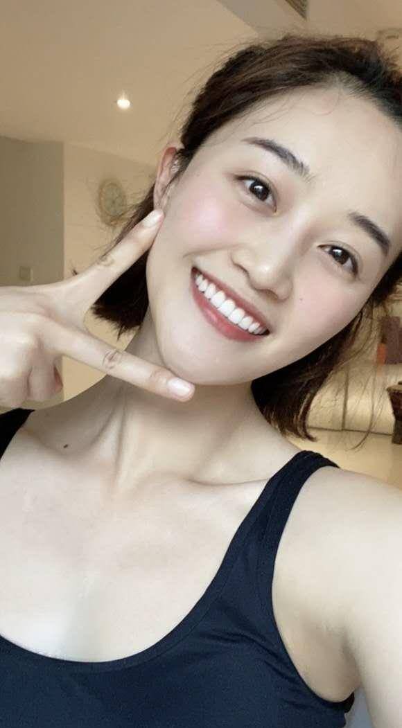 蓝盈莹为好身材拼了,骑车100多公里,难怪她素颜都那么美_健身_社交