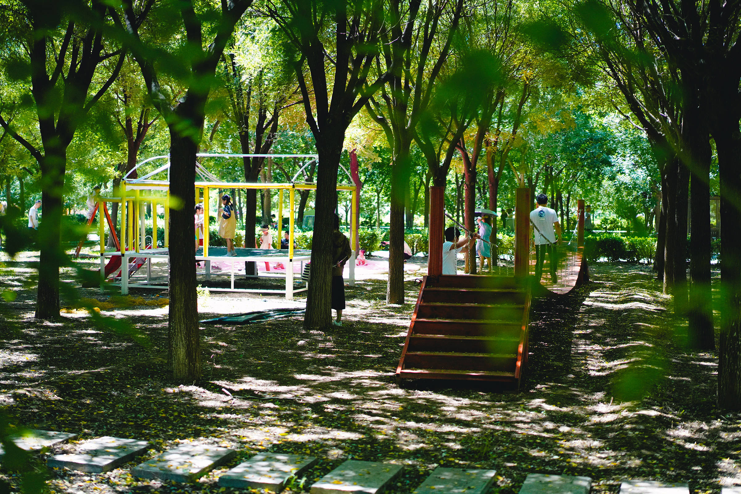 丛林游乐场轻奢露营美食美景房山这个亲子农场孩子来了不走