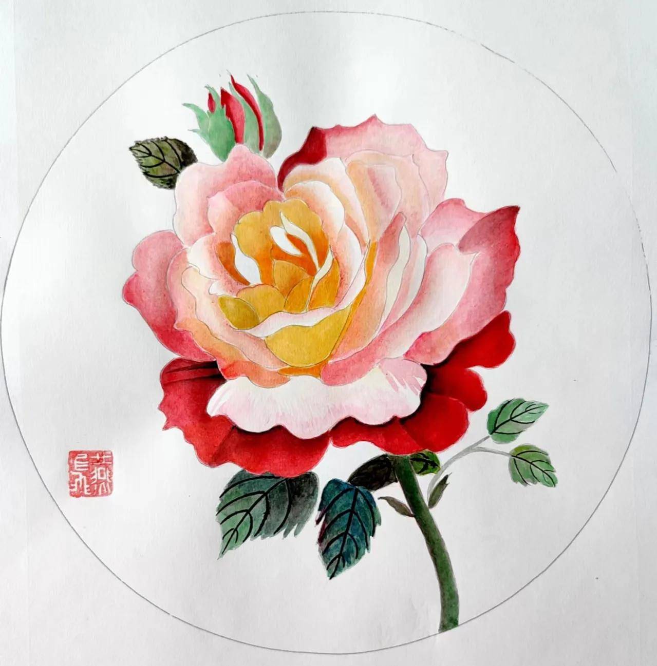 水彩画作品:梦入芙蓉浦一一故乡遥,何日去作者:徐海文类别:国画