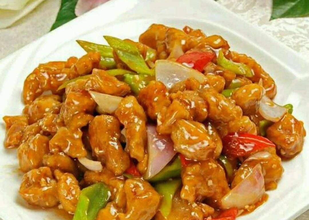 教你在家花10块钱做糖醋肉段,外酥里嫩酸甜可口,老人孩子都爱吃_姜葱