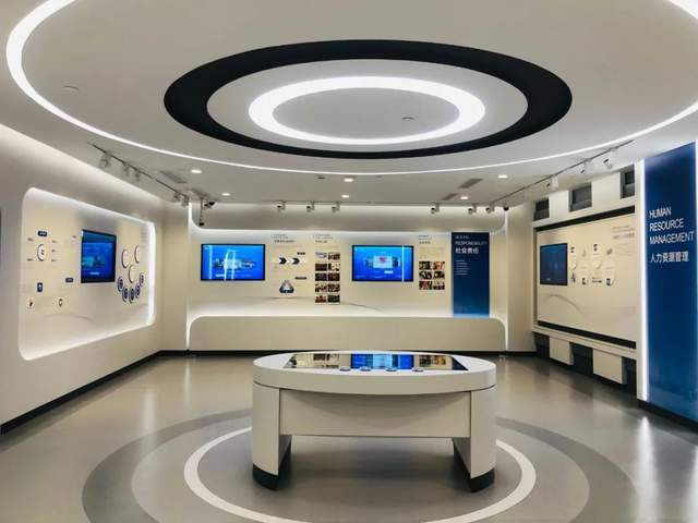 上海银行展厅引进了触沃电容触摸一体机,以新颖的技术,辅以先进的触控