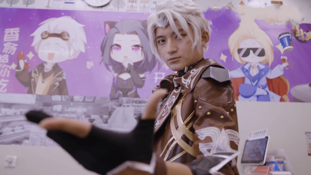斗罗大陆:奥斯卡香肠补给主题店登陆上海,小奥夫妇玩cosplay_宣传