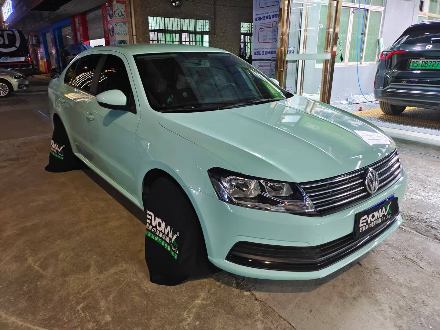 日本改色膜evomax易玛大众朗逸嵯峨绿,清新脱俗只在一膜之差_搜狐汽车