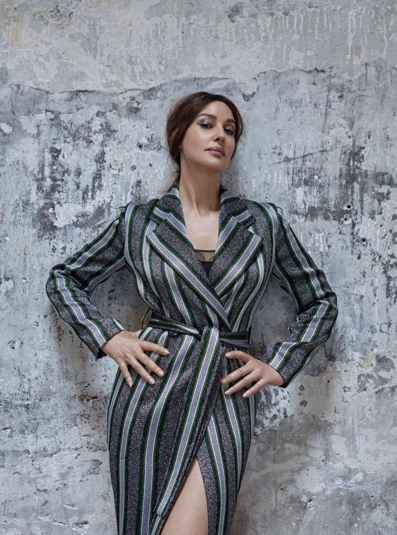 原创意大利女星莫妮卡贝鲁奇monicabellucci的时尚杂志大片