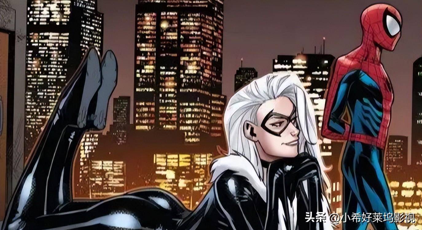 《超凡蜘蛛侠3》粉丝海报,毒液,黑猫和mj在同一个宇宙_电影_加菲猫
