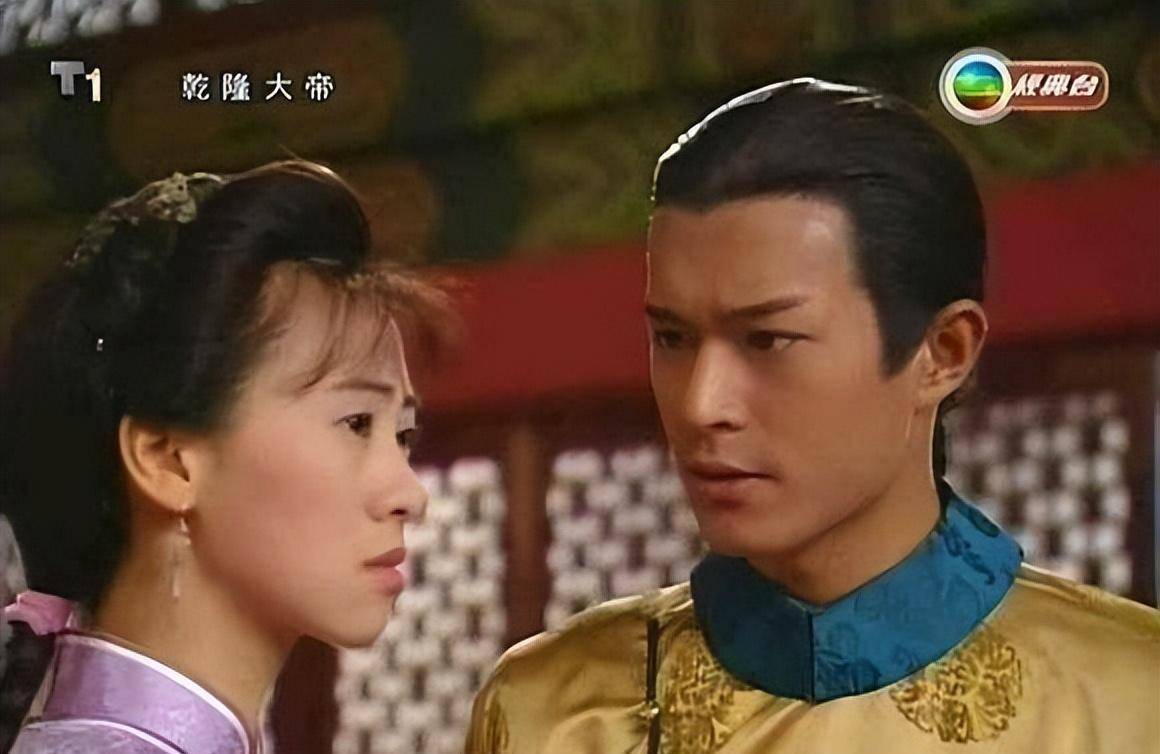 《乾隆大帝》,两人在剧中有感情线,传闻当时古天乐对翁虹因戏生情,更