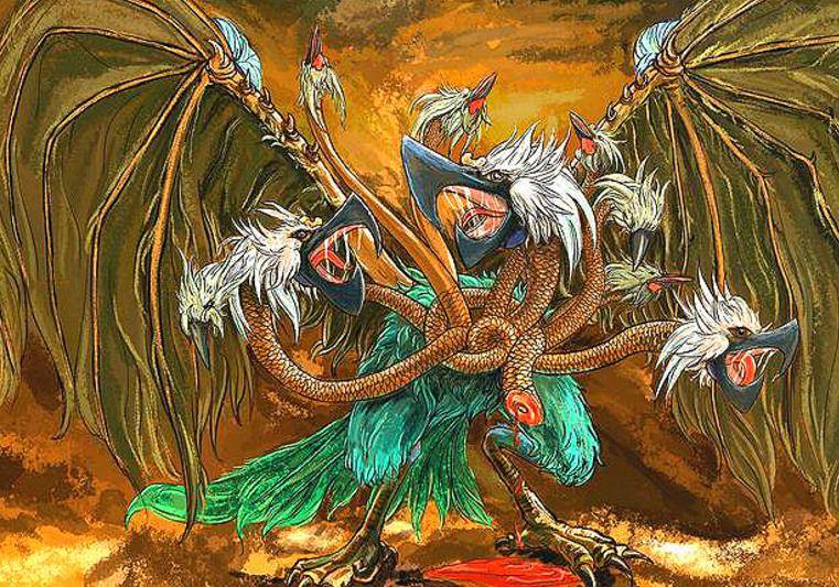 上古神兽九头鸟到底是什么鸟?_楚国_头凤_凤在