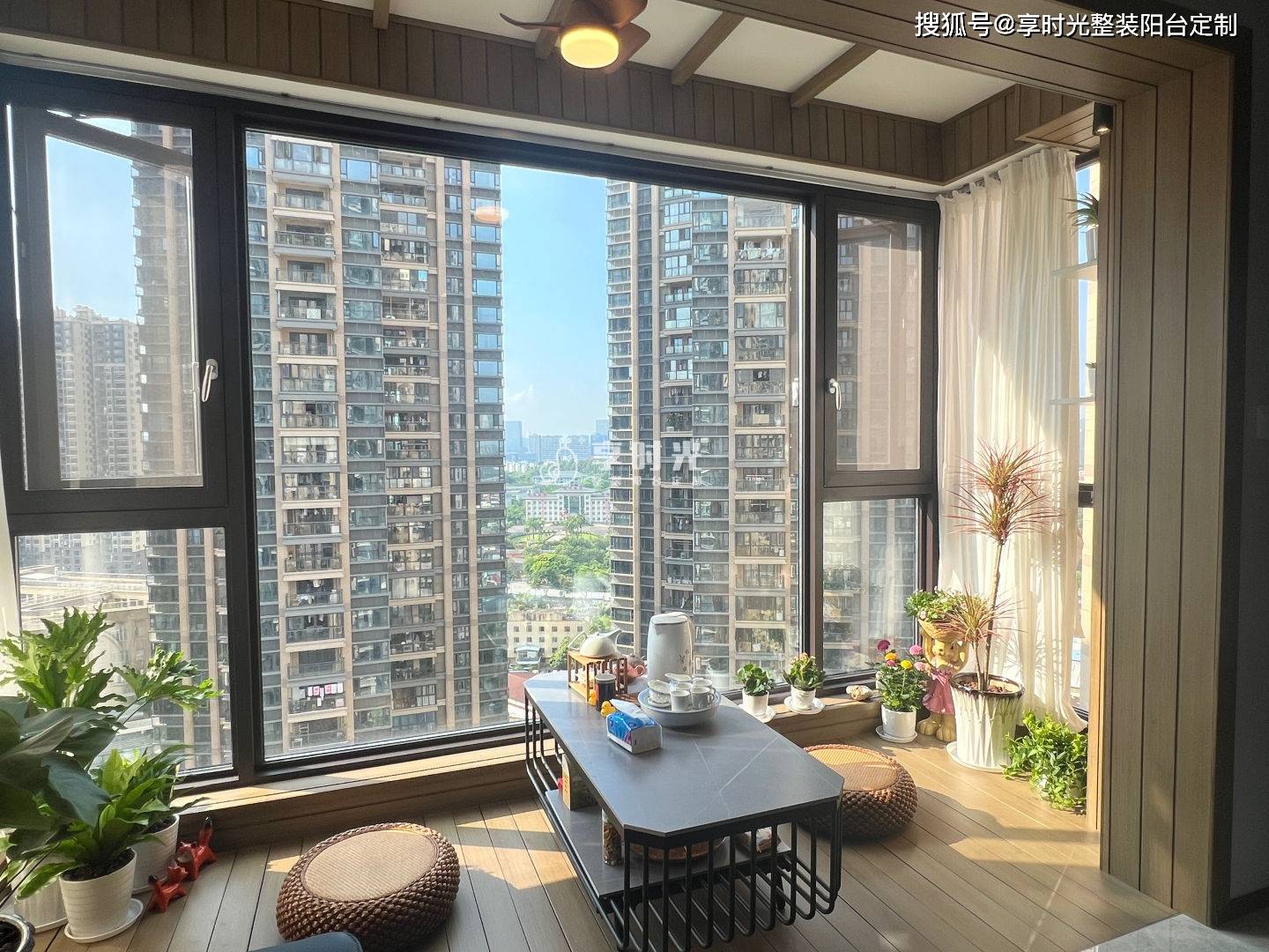 奶油风日式阳台装修配色，演绎前卫美学趣味_生活_空间_兰迪
