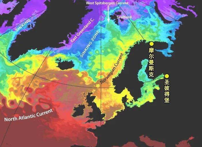 大西洋暖流摩尔曼斯克图片
