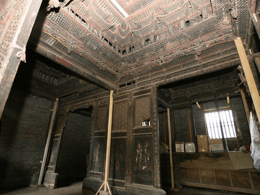 集建筑、雕刻、绘画于一体的明代建筑瑰宝:公输堂_重楼_天宫_斗拱