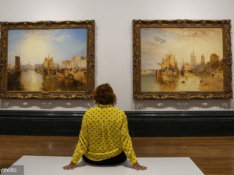 英国伦敦国家美术馆展出约瑟夫·特纳油画作品-搜狐大视野-搜狐新闻