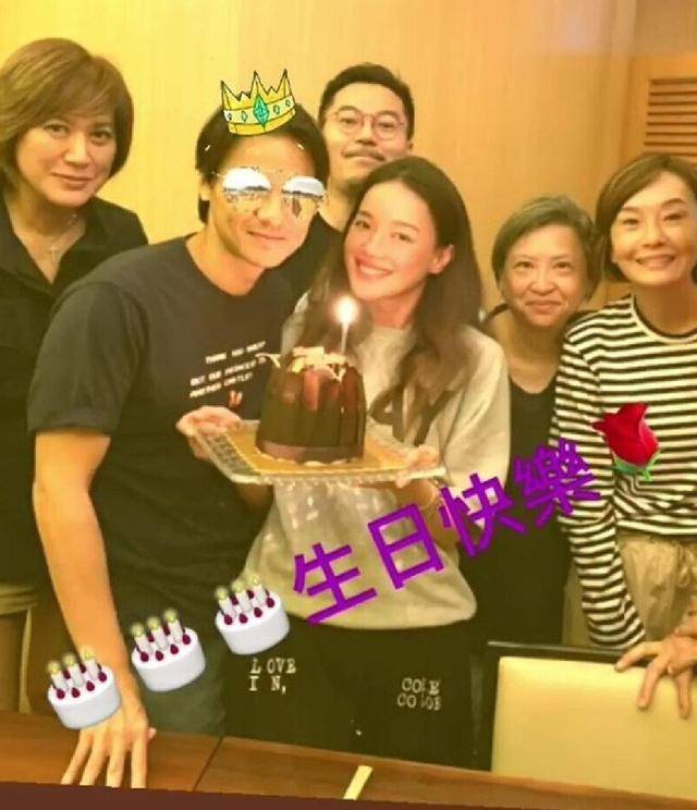 舒淇45岁生日冯德伦贴老婆丑照贺寿_老公_好友_美国