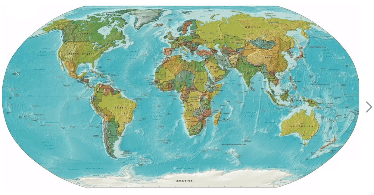 亚洲地图 板块图片