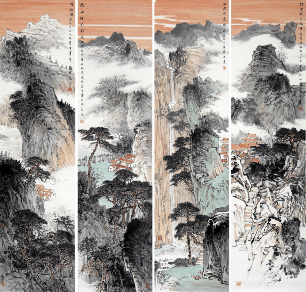 熔古铸今开新境——当代新青绿山水画代表人物蒋平_作品_中国_全国