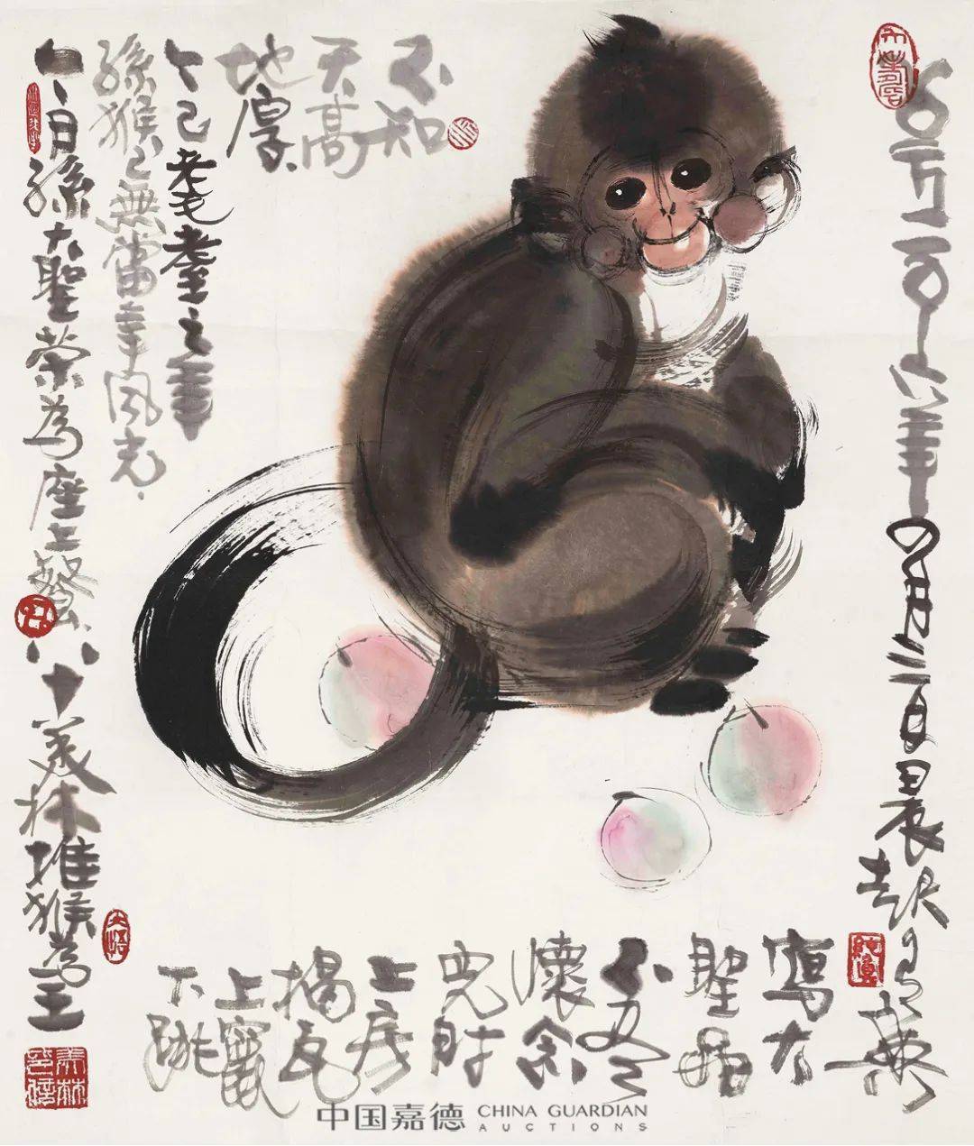 中国嘉德秋拍韩美林绘画作品专题_当代名家字画收藏收购_本人_lot