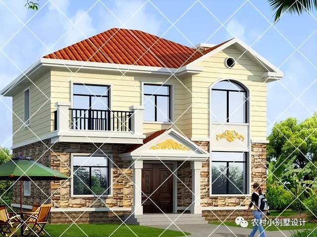 造价20万以内,农村宜居自建房,90平二层别墅 90平方二层楼房自建图