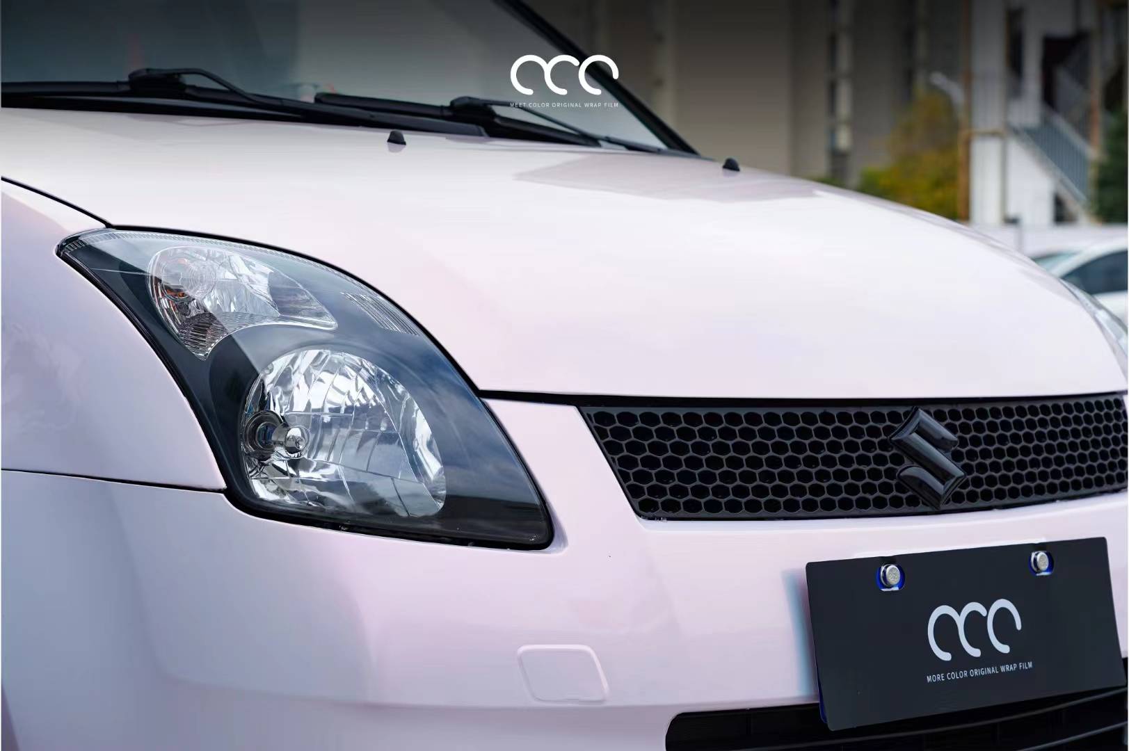 铃木雨燕漫彩改色膜pet渐变亮面白糖罂,甜过初恋_全国