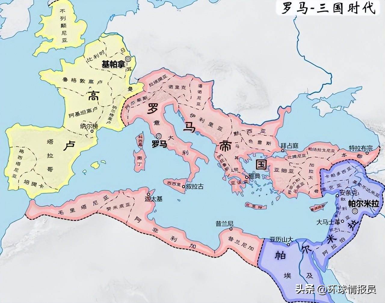 凯撒高卢地图图片