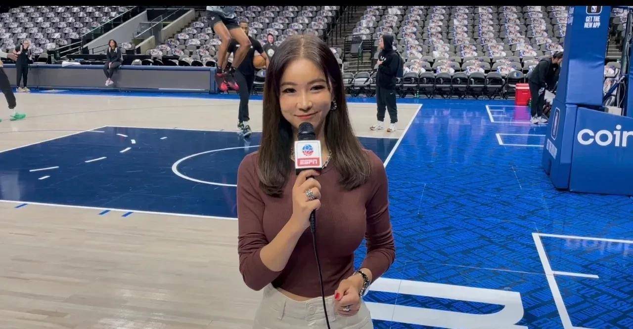 篮球女神周玲安为啥叫中国卡戴珊?凭什么她是nba最美篮球记者?