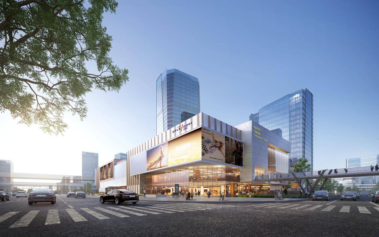 宁波金茂汇总体量约为5万㎡,由aedas担任建筑设计,整体建筑以"应梦