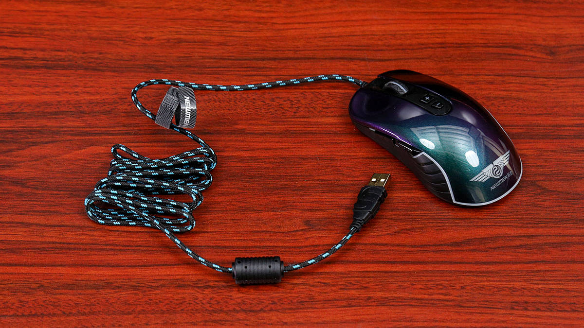 新贵GX6 Pro幻彩漆有线游戏鼠标评测：炫彩外观，出色手感