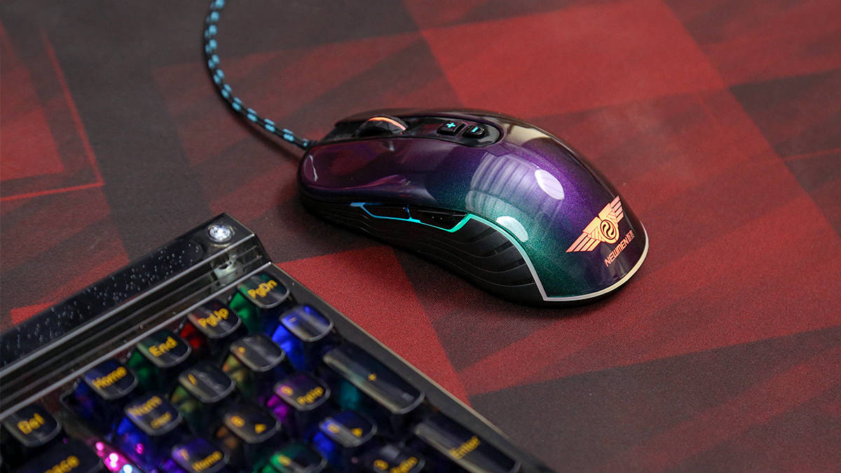 新贵GX6 Pro幻彩漆有线游戏鼠标评测：炫彩外观，出色手感