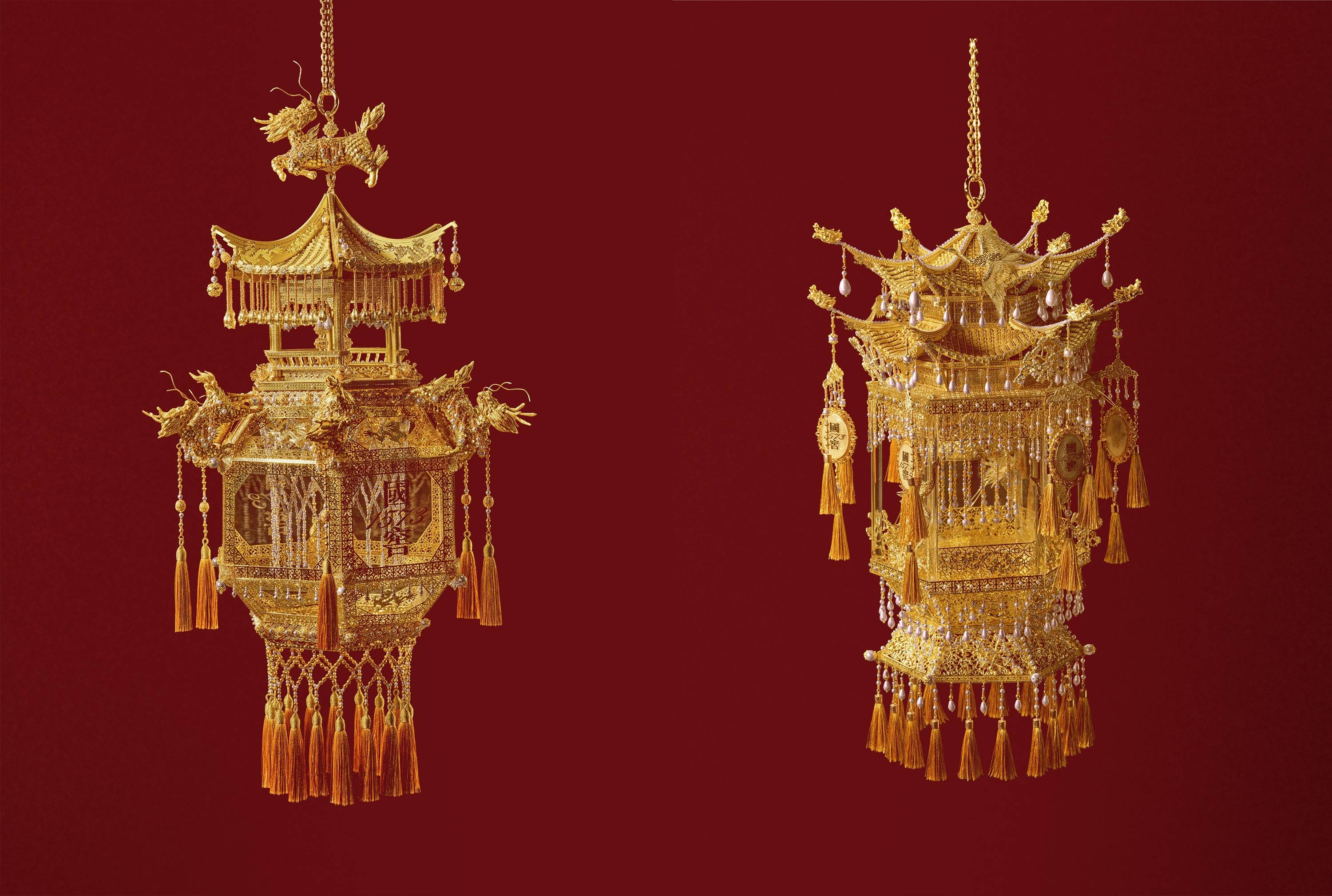 1573携手中国花丝镶嵌技艺匠人雁鸿 举杯共赏中国年_文化_传统_宫灯