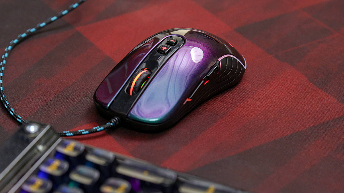 新贵GX6 Pro幻彩漆有线游戏鼠标评测：炫彩外观，出色手感