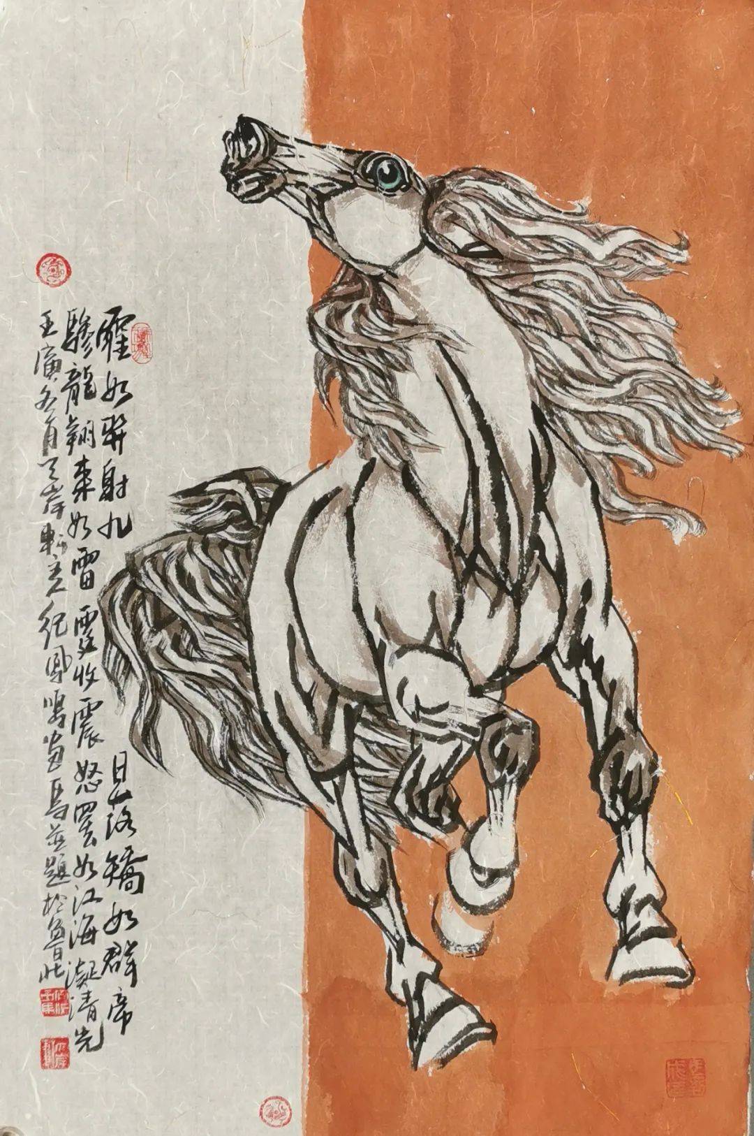 "燃情逐梦"画马名家纪凤鸣艺术作品赏析_中国_山东_美术家协会