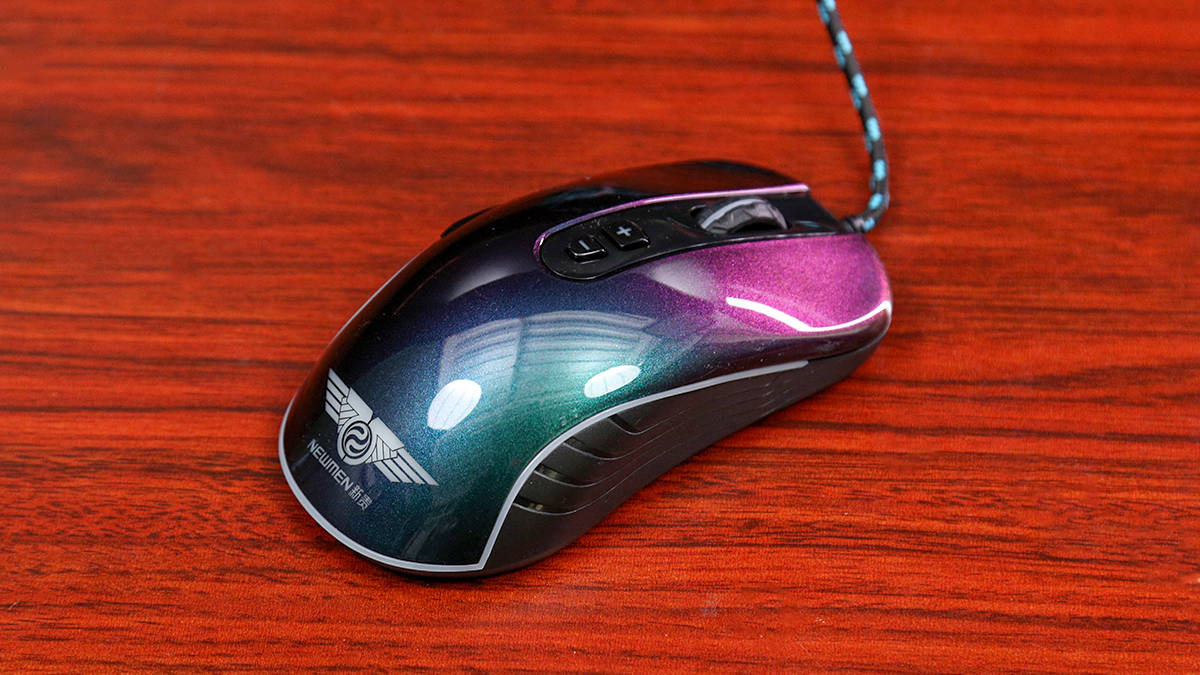 新贵GX6 Pro幻彩漆有线游戏鼠标评测：炫彩外观，出色手感