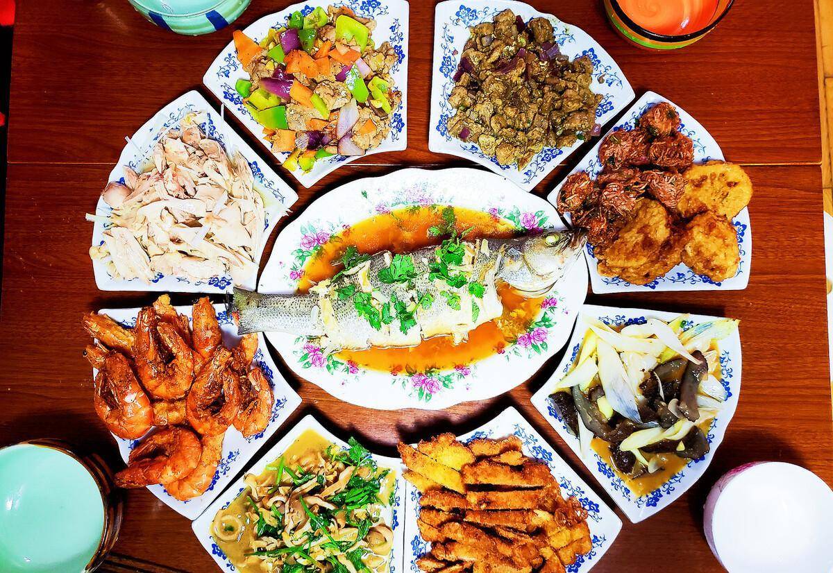 年夜饭,教你16种摆盘技巧,学会了,为家人做份不一样的团圆饭_圆形