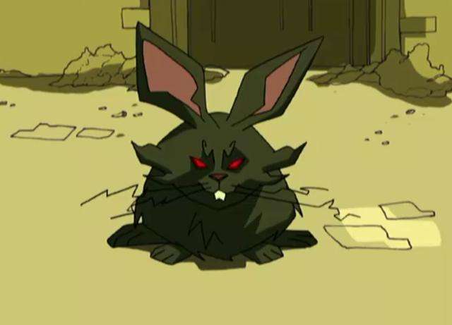 第三种兔子形态:成龙拿到猴子符咒之后把圣主变成了一只兔子,虽然全身