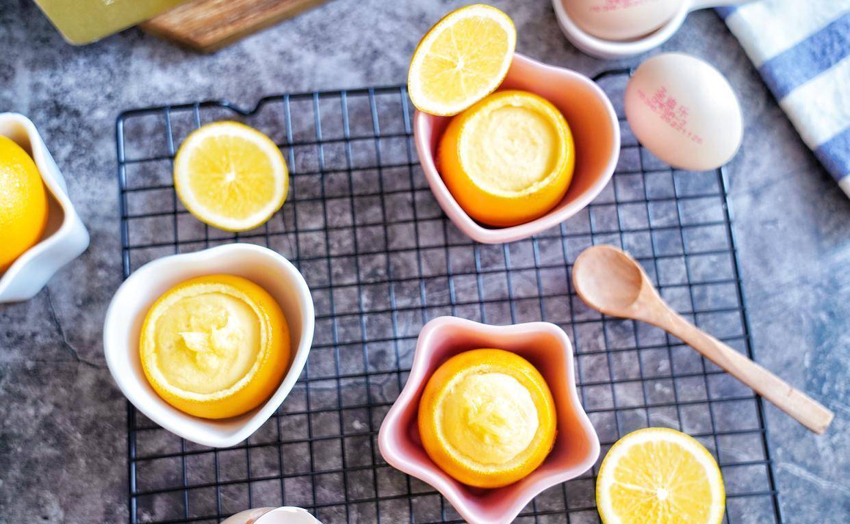 【奶香橙子布丁蛋】圣迪乐omega-3鸡蛋3个,褚橙3个,奶粉1勺,爱乐甜