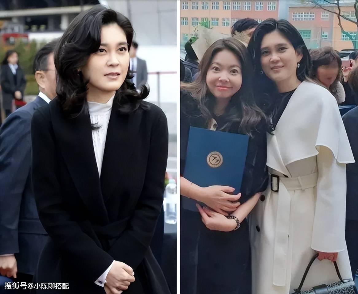 "韩国最美富二代"李富真,长得好看气质好,穿衣简约又端庄大方_服装_穿