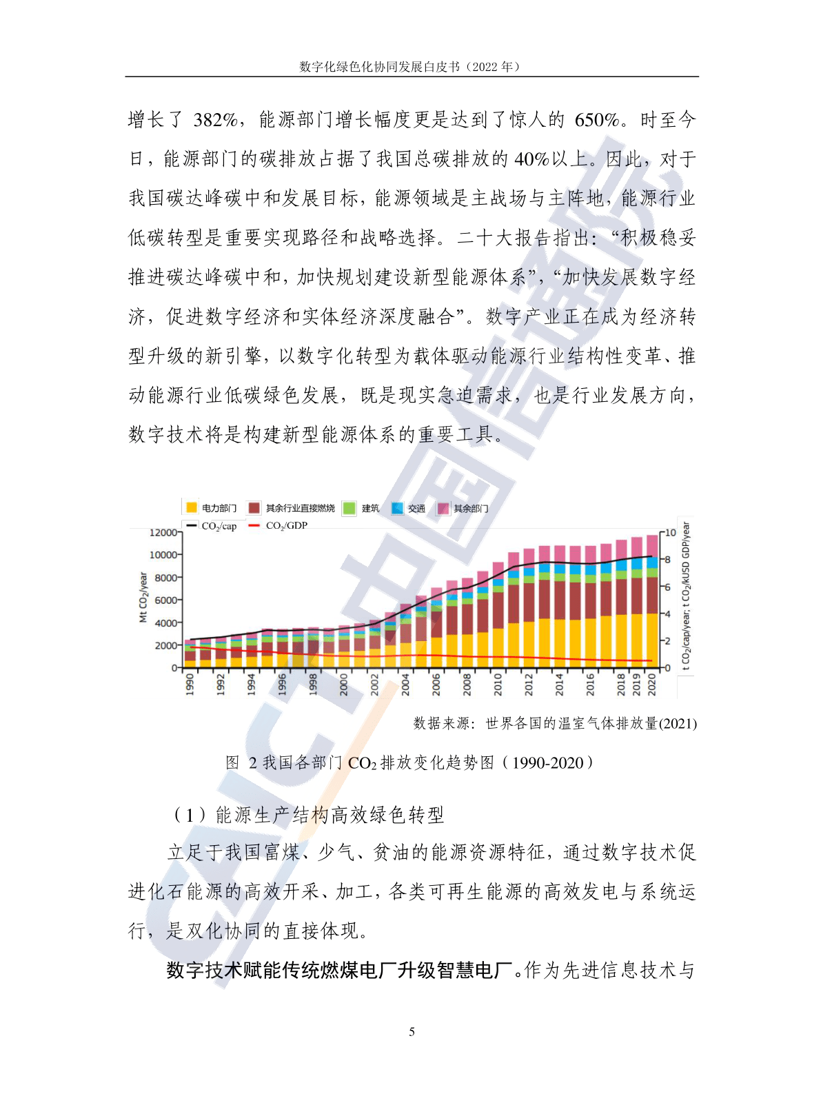 ​数字化绿色化协同开展白皮书(2022年)(附下载)