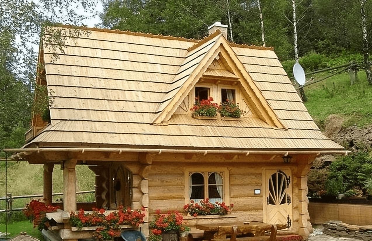 俄式小木屋图片