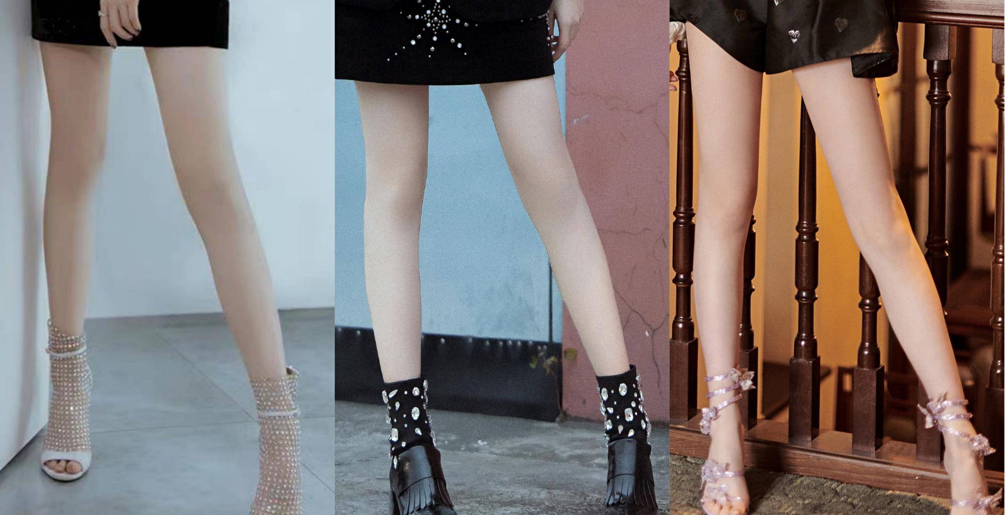 陈卓璇的鞋子也都太好看了吧,这身材,还有大长腿真的充满青春感_紫色