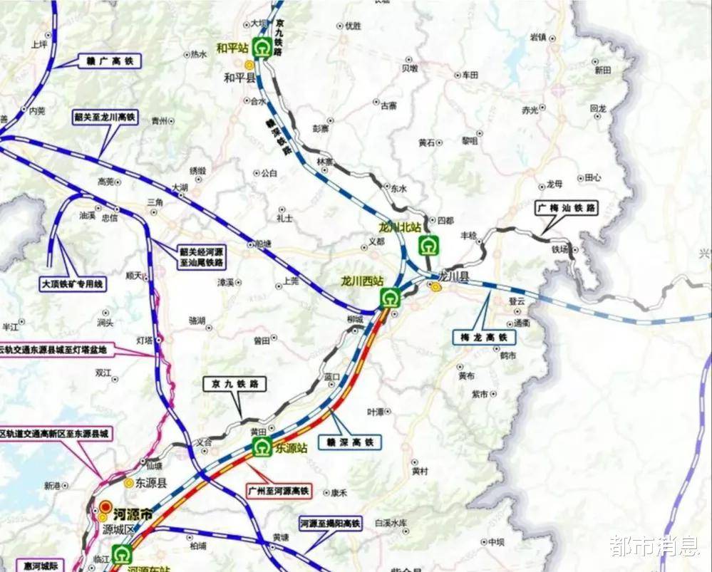 赣深高铁为啥拐龙川图片