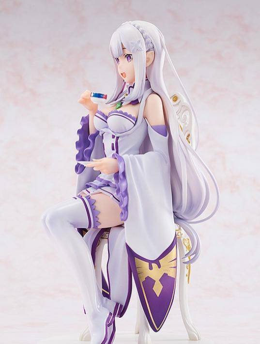 re0:真女主爱蜜莉雅碳茶会手办复刻确定海景房成功爆破崩盘_模型_kd