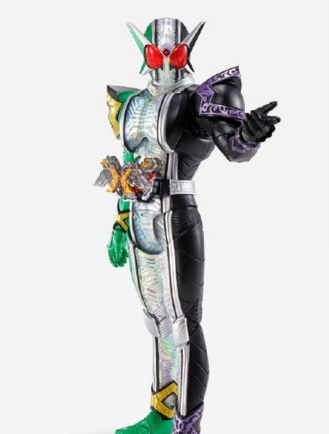 假面骑士w最终形态极限疾风王牌真骨雕公开坐等无限魂和黄金形态_的