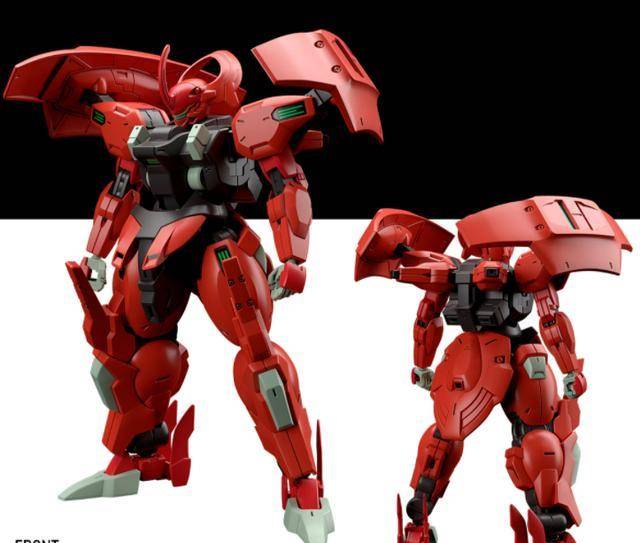 高达水星的魔女:hg模型达利尔巴尔德公开手腕变光剑的红色独角_零件