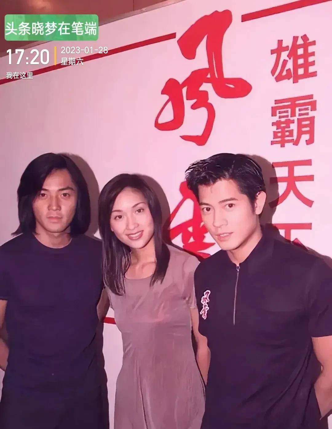 郑伊健和章子怡合影,他更清秀,郭富城的五官可以和李嘉欣媲美了_脸型