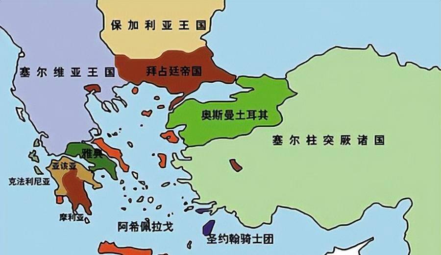 拜占庭帝国而此时面对着被奥斯曼强大武力威慑的巴尔干诸国,穆拉德