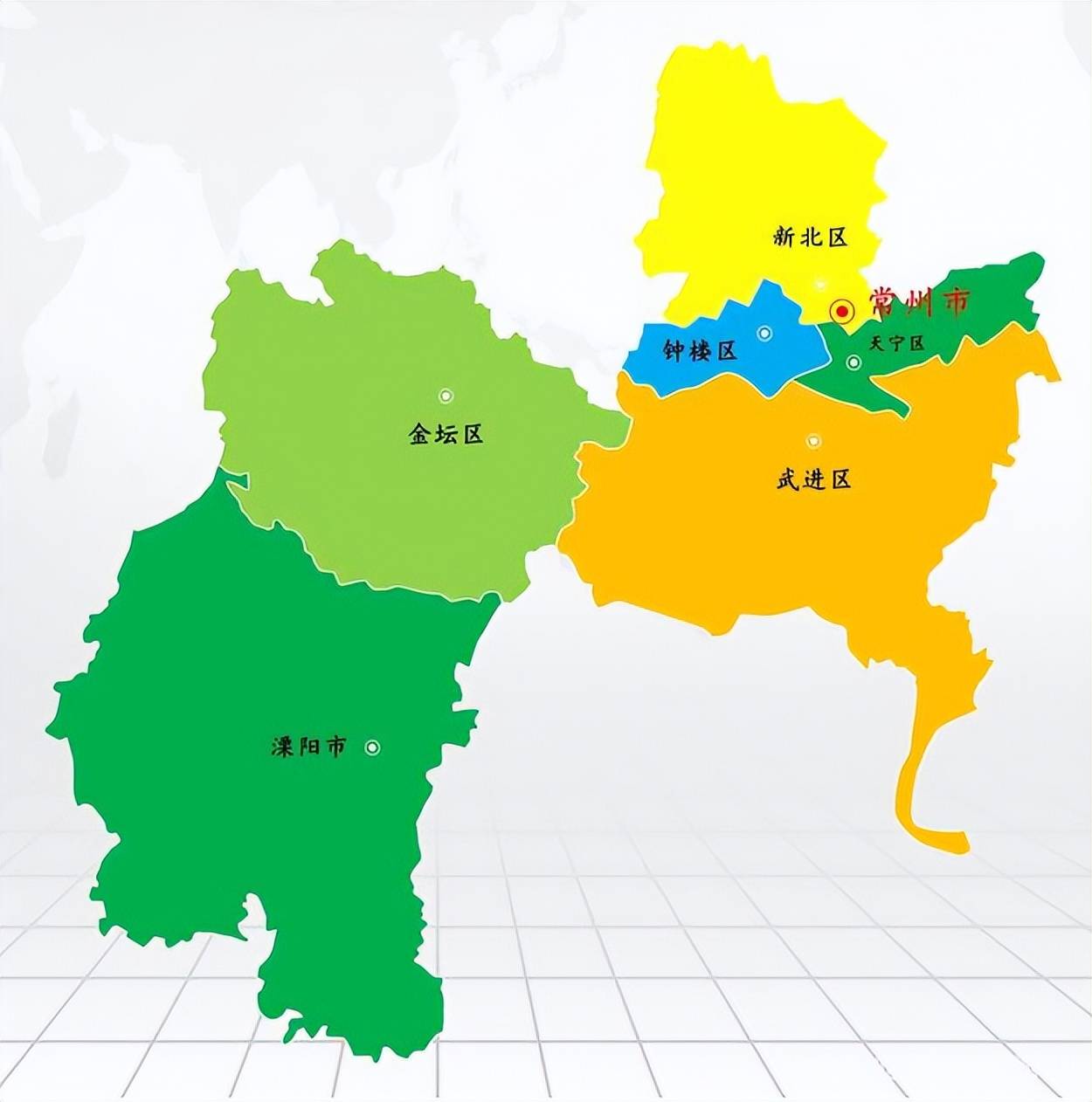 常州市的区划变动,江苏省的经济强市之一,为何有6个区县?