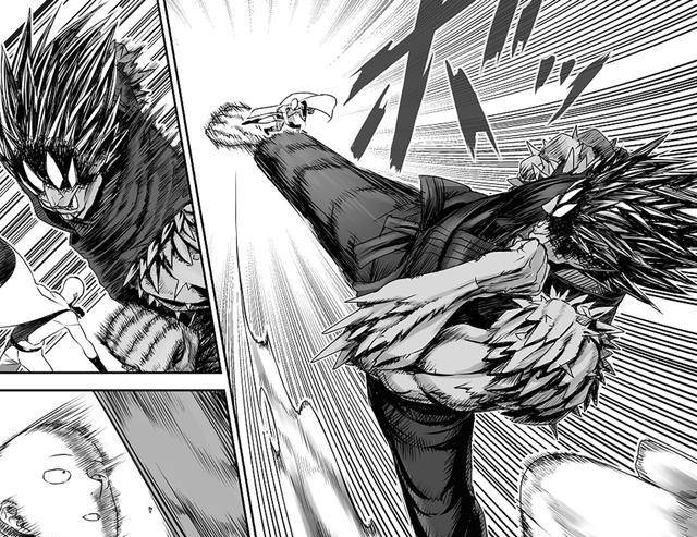 《一拳超人》大神还原埼玉vs豪杰,埼玉被打飞,表现比大蛇还猛_怪人