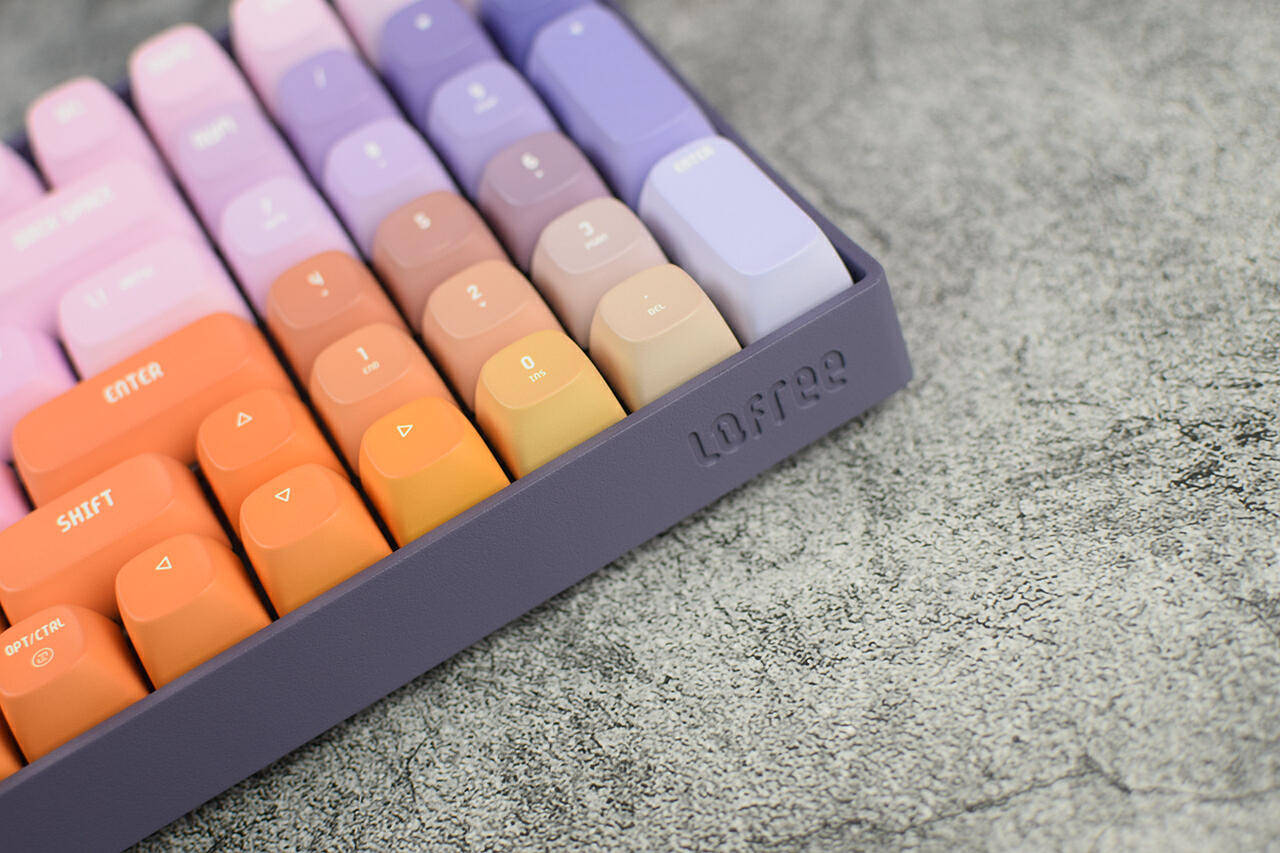 Lofree洛斐小翘星河主题机械键盘:充满艺术感的高颜值键盘,情人节送礼首选