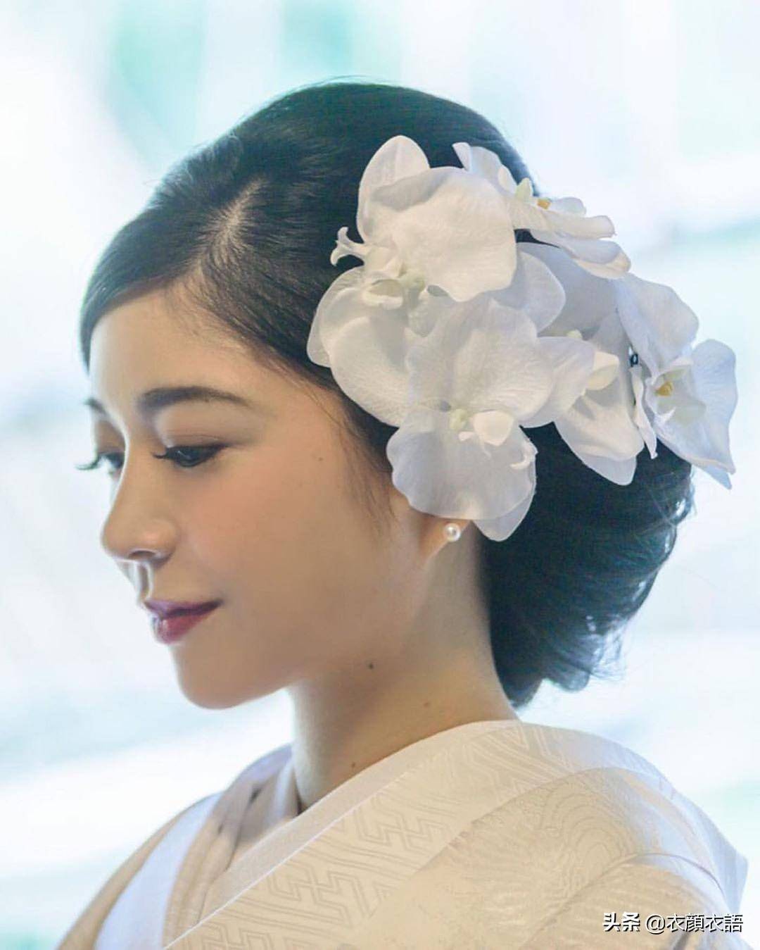 「新娘发型」你可以找到你想做的!27种日系花嫁风格哦_头饰_刘海_皇家