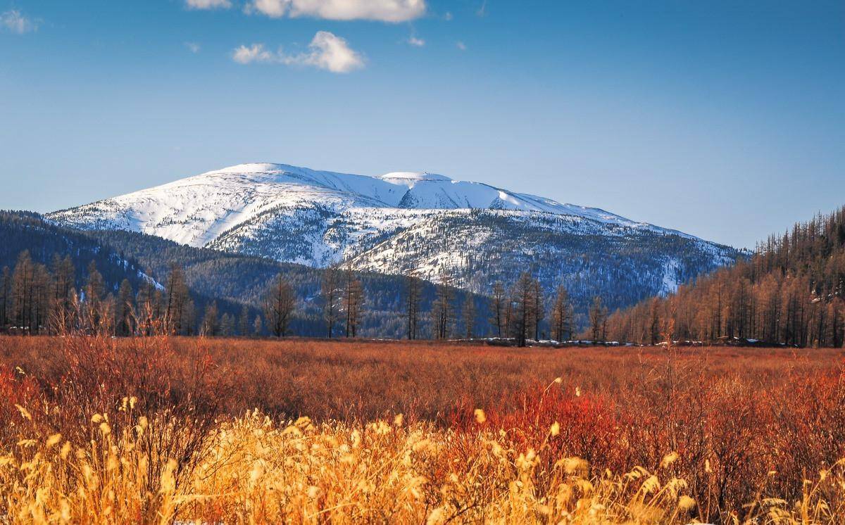 蒙古圣山-布尔汗哈勒敦山(传为成吉思汗出生地和陵墓所在地)